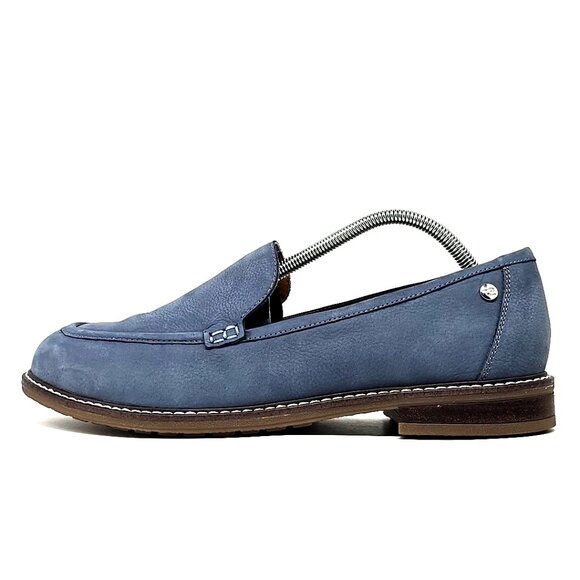 Easy Spirit Jaylin Blue Leather Slip-On Comfort Loafers Shoes Women’s Size 11W - Picture 8 of 12